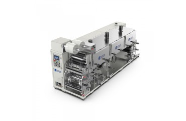 臺罡小微凹狹縫剝離涂布復合機 PET薄膜鋁箔石墨電池漿料涂布機